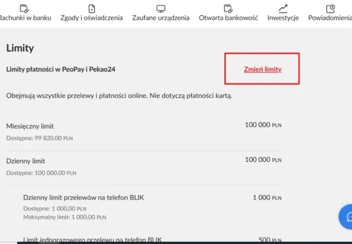 Jak zmienić limit BLIK Pekao i uniknąć nieprzyjemnych niespodzianek