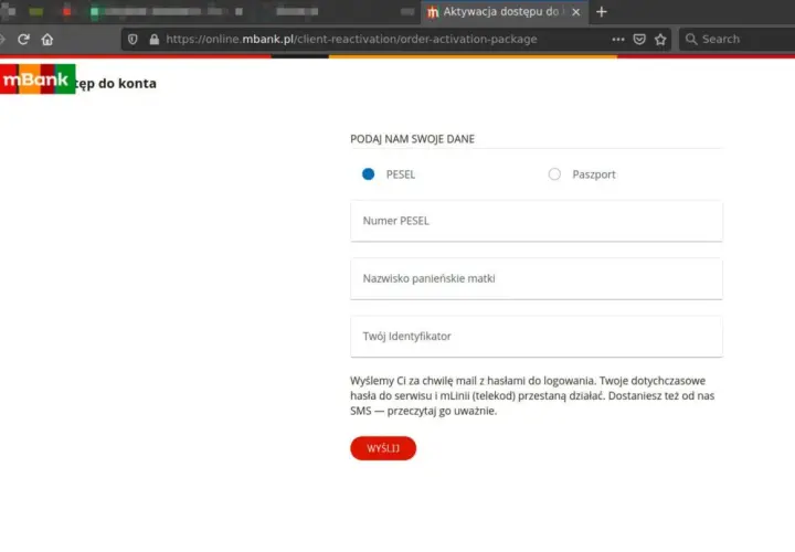 Jak odblokować serwis transakcyjny mBank i odzyskać dostęp do konta