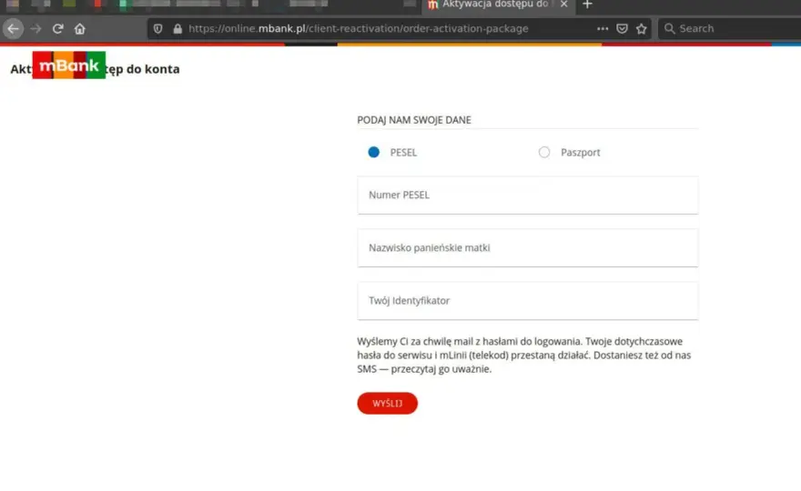 Jak odblokować serwis transakcyjny mBank i odzyskać dostęp do konta